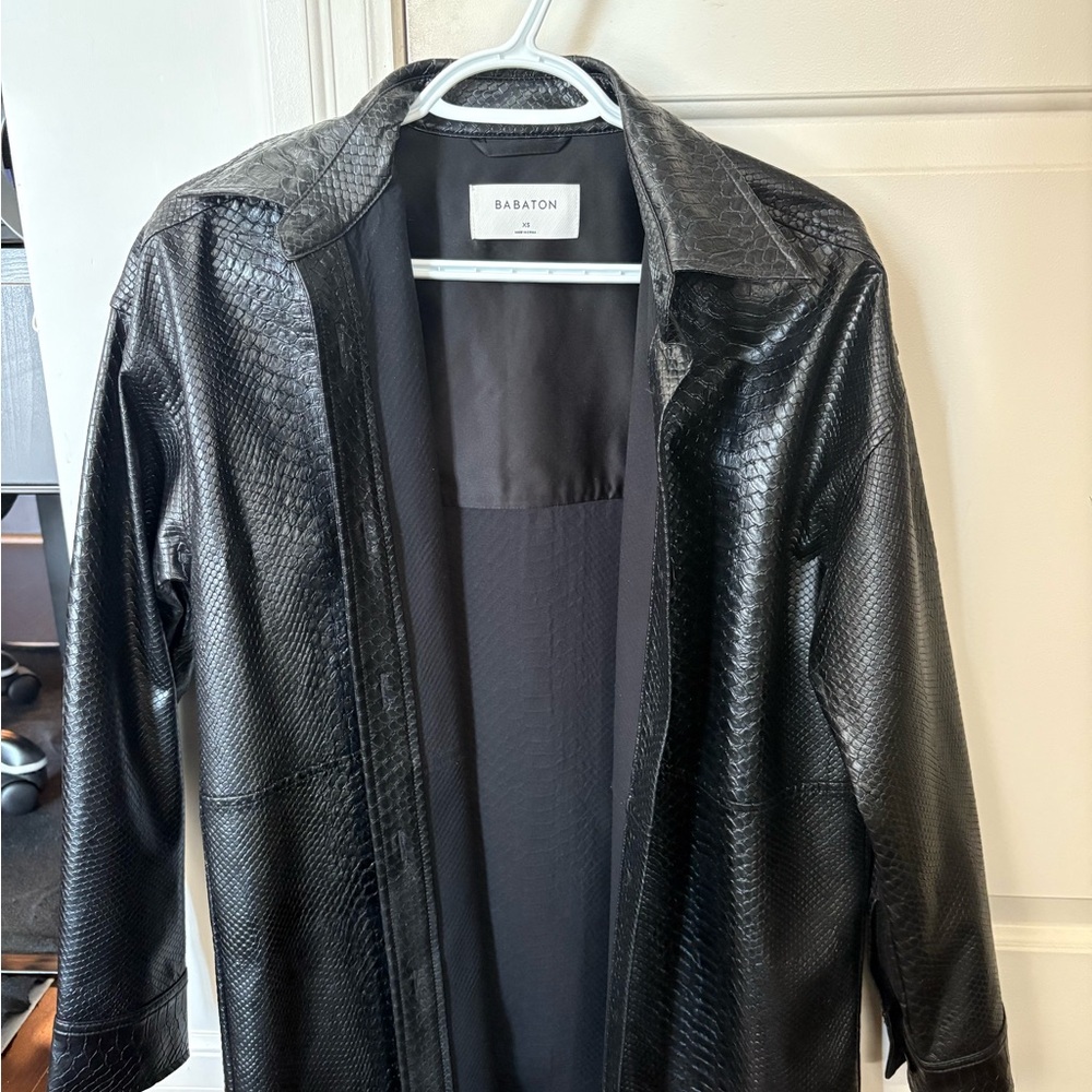 Babaton leather jacket